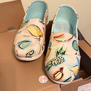 Toms Coral Pink Cuba Fruit Alpargata